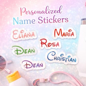 Extensor de peces: pegatinas personalizadas con nombres de cruceros de Disney, polvo de hadas, álbumes de recortes, botella de agua impermeable, calcomanía para computadora.