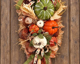 Harvest Moon Pumpkin Swag