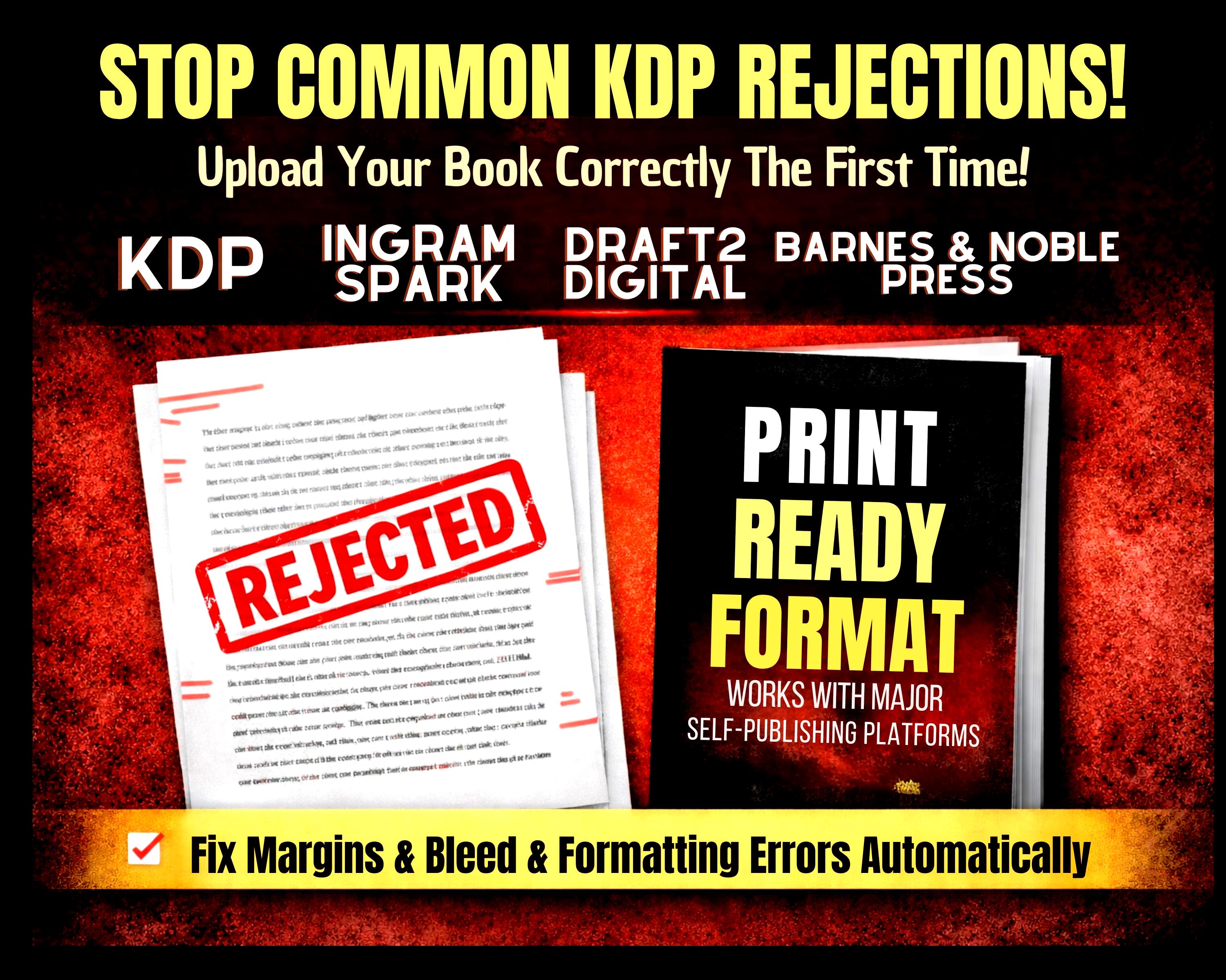 Book Interior Template Microsoft Word 6x9 5x8 5.5x8.5 – Print Ready ...