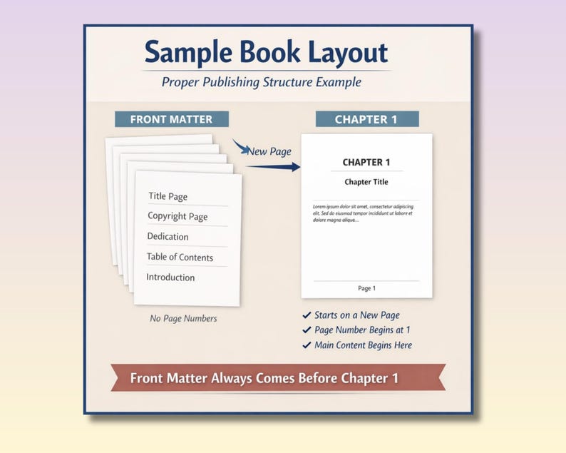 Word Book Style Layout Book Interior Template Microsoft Word 6x9 5x8 5.5x8.5 – Print Ready ...