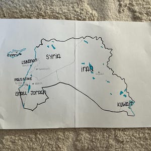 Extended Levant Map