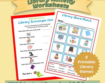 Library Scavenger Hunt Kids Do a Dot Activity Toddler Library Activities Preschool Word Unscramble Children Worksheets Homeschool Field Trip
