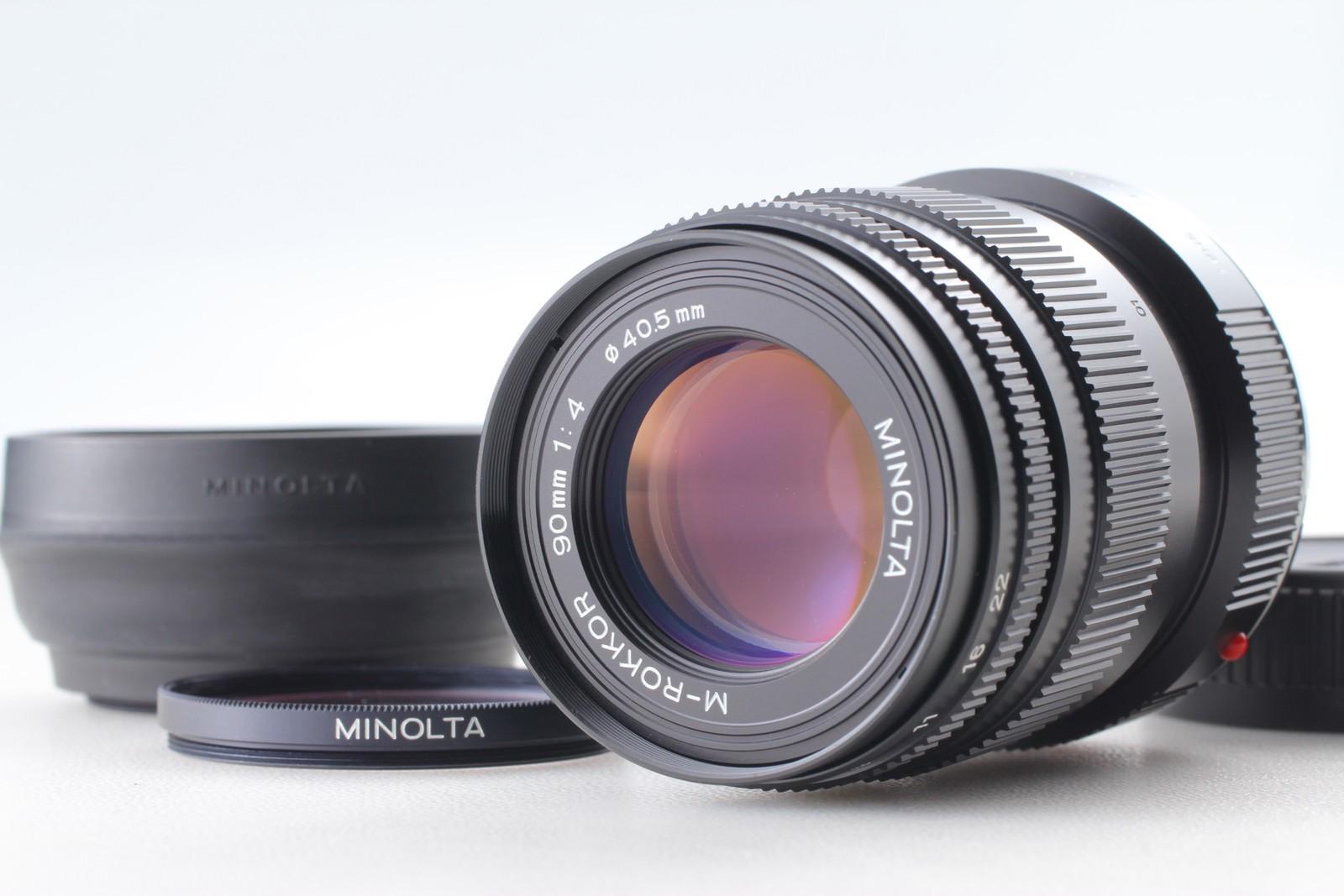 ミノルタ MINOLTA M-ROKKOR 90mm F4 LMマウント Minolta M-rokkor 90mm F/4 Lens Leica M Mount for Leitz Cl Cle W
