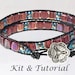 Wrap Bracelet Kit-Jewelry making kit with beads, supplies & easy tutorial. "Triplicity".