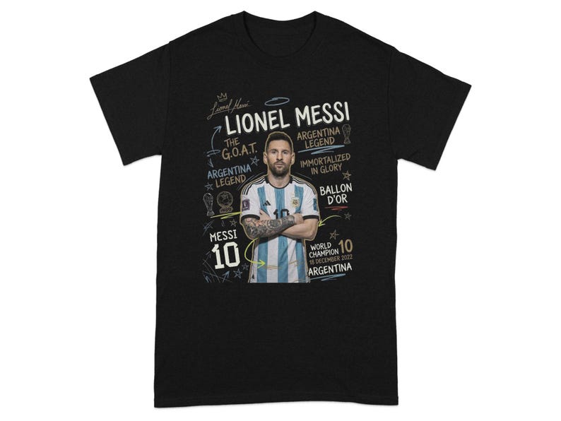 Messi PNG Shirt Design, Lionel Messi Comic Sublimation, Soccer Graphic Tee, Instant Download