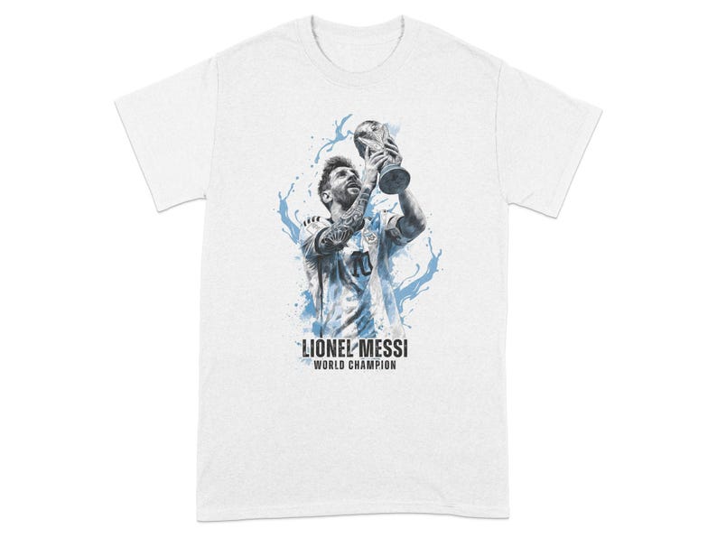 Messi PNG Shirt Design, Lionel Messi Comic Sublimation, Soccer Graphic Tee, Instant Download