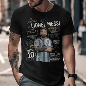 Messi PNG Shirt Design, Lionel Messi Comic Sublimation, Soccer Graphic Tee, Instant Download