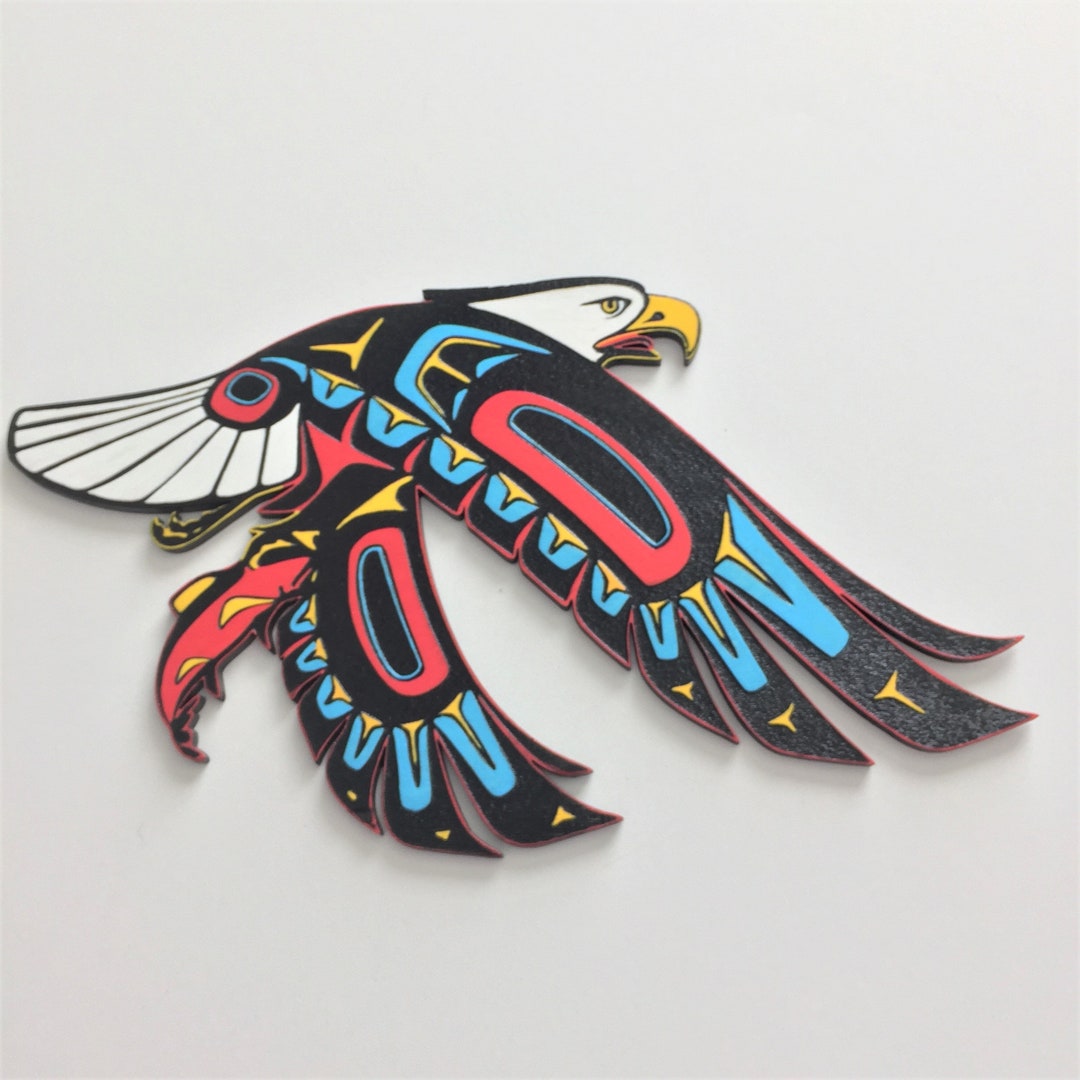 Native American Bald Eagle Wall Art - Etsy