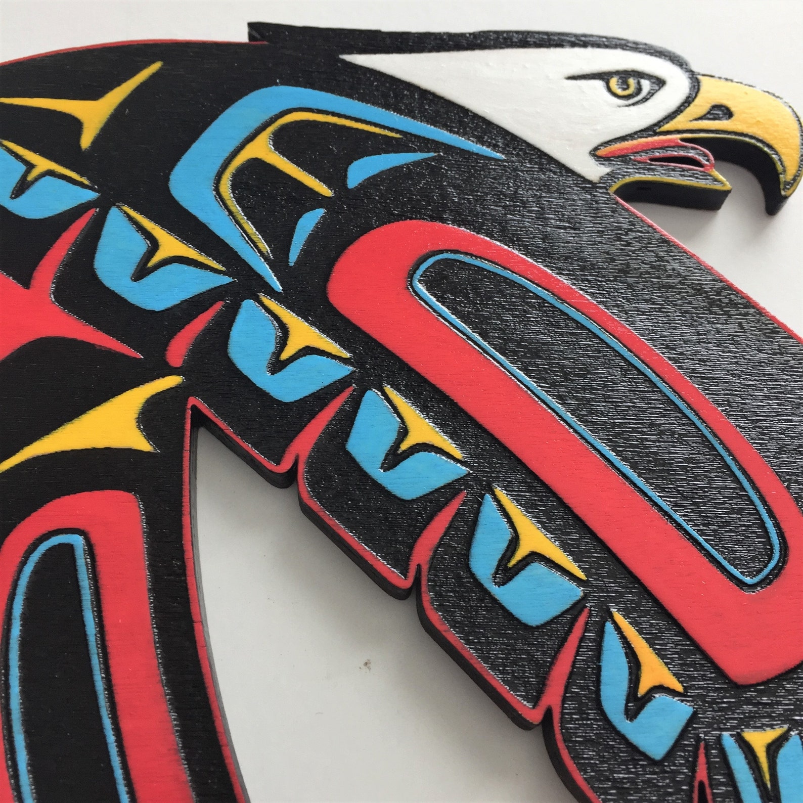Native American Bald Eagle Wall Art - Etsy