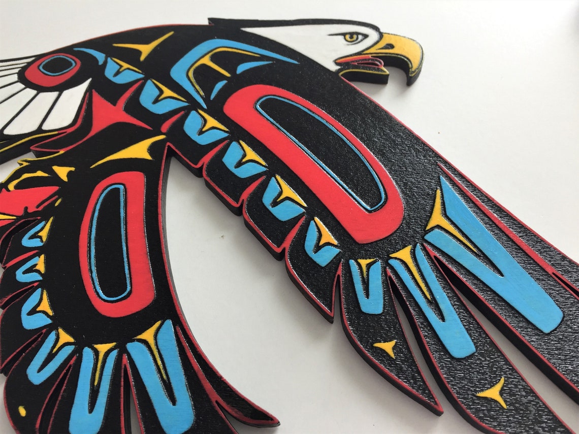 Native American Bald Eagle Wall Art - Etsy