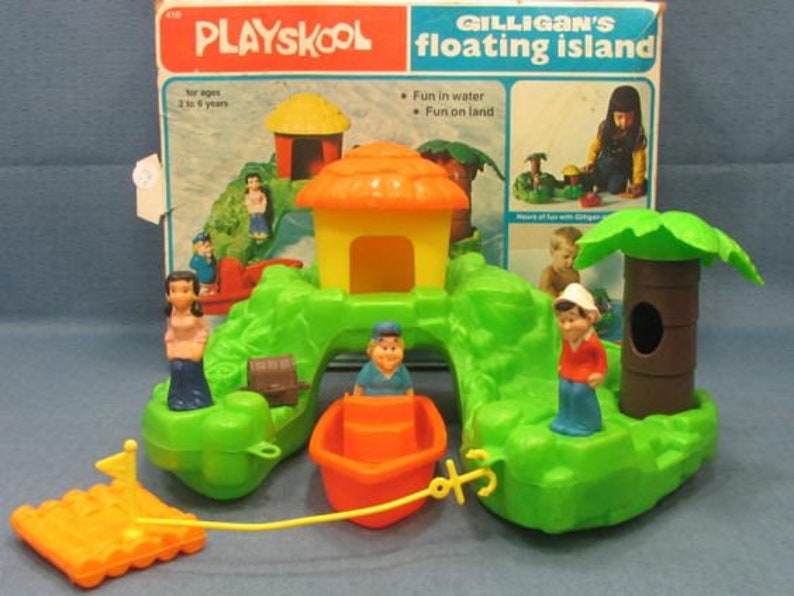 1977 Filmation Gilligan's Island Figures Gilligan Skipper Etsy