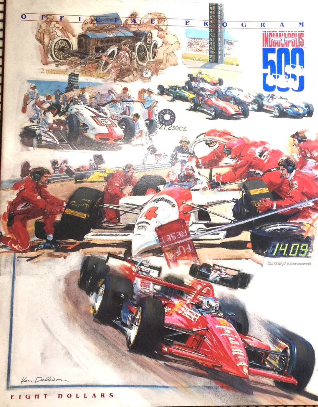 Indianapolis 500 Program 1994, Indy 500 Etsy