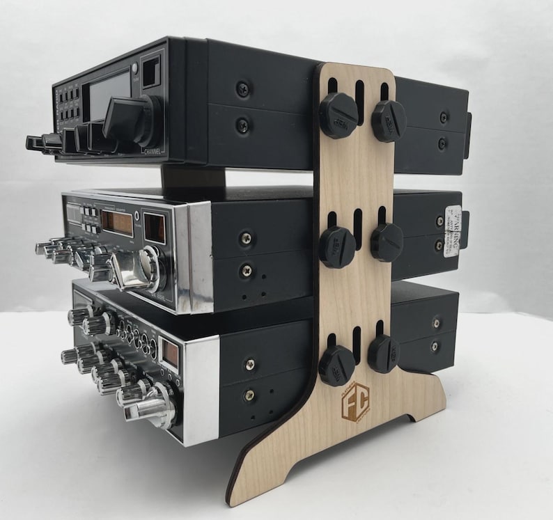 CB Ham Mobile Radio Desktop Stand Set for Using Your Mobile Radios on ...