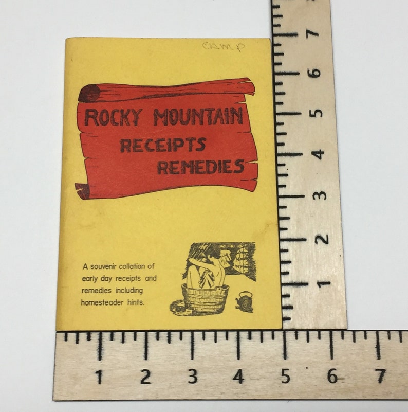 Rocky Mountain Receipts Remedies Booklet, 1966 - Etsy