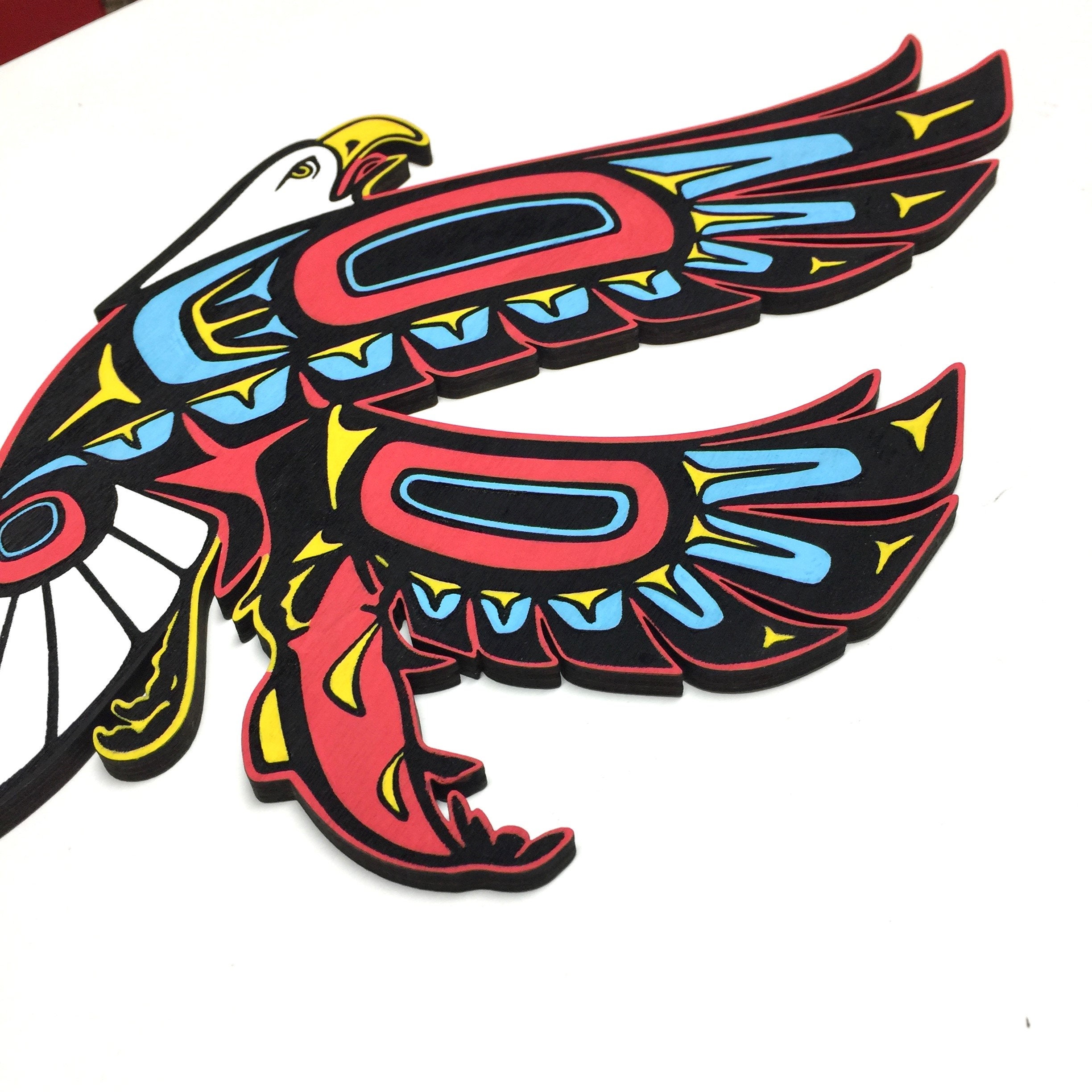 Native American Bald Eagle Wall Art - Etsy