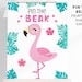 Pin the Beak on the Flamingo Printable Party Game - 4 Poster Sizes ...