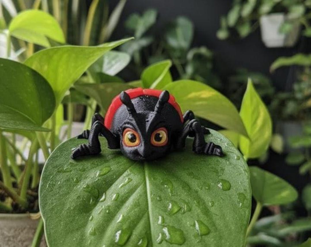 Stylized Ladybug 3D- Printed Stylized Ladybug Figurine - Etsy