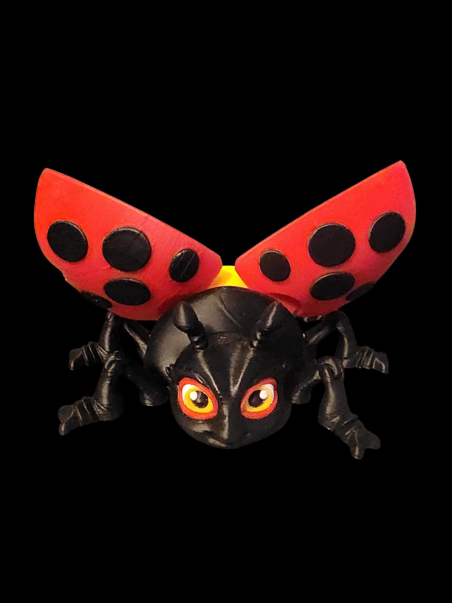 Stylized Ladybug 3D- Printed Stylized Ladybug Figurine - Etsy
