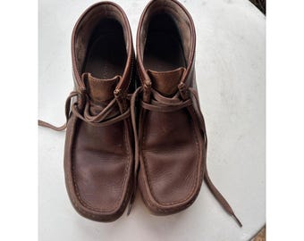 NWOB LL Bean Allagash Bison Leather Chukka Boots~hand Sewn  display picture 1
