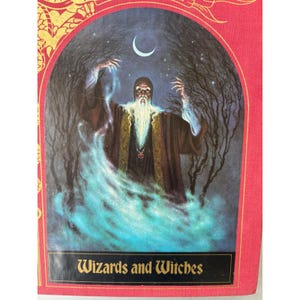 Zauberer und Hexen Die Zauberhafte Welt Zeit-Lebens Bücher 1984 Hardcover Rot Gold Bild 2