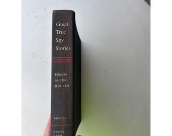 Großartiger Spionage Stories Allen Dulles Harper & Row Vintage Hardcover 1968 Giniger