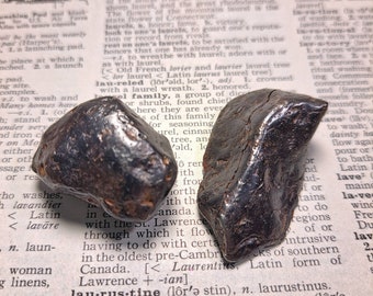 Iron meteorites, genuine collectible mineral meteor, wire wrapping supplies, celestial decor