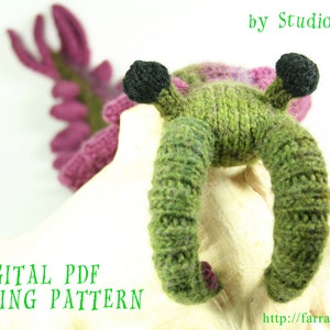 Anomalocaris Knit Toy Pattern, Prehistoric Primordial Beast Softie, Knit Amigurumi Pattern PDF Instant Digital Download image 3