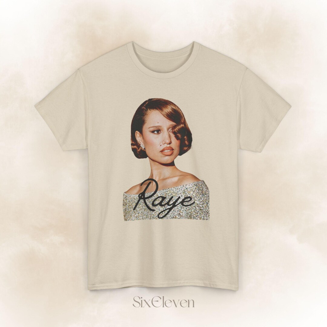 Raye Merch Raye Tour T-shirt - 'this Tour May Contain New Music' - 100% Cotton - Etsy