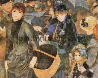 IMPRESSIONISM Art, 1874 August Renoir "The Umbrellas" (Digital Download) Printable Wall Art, Etsy Coupon
