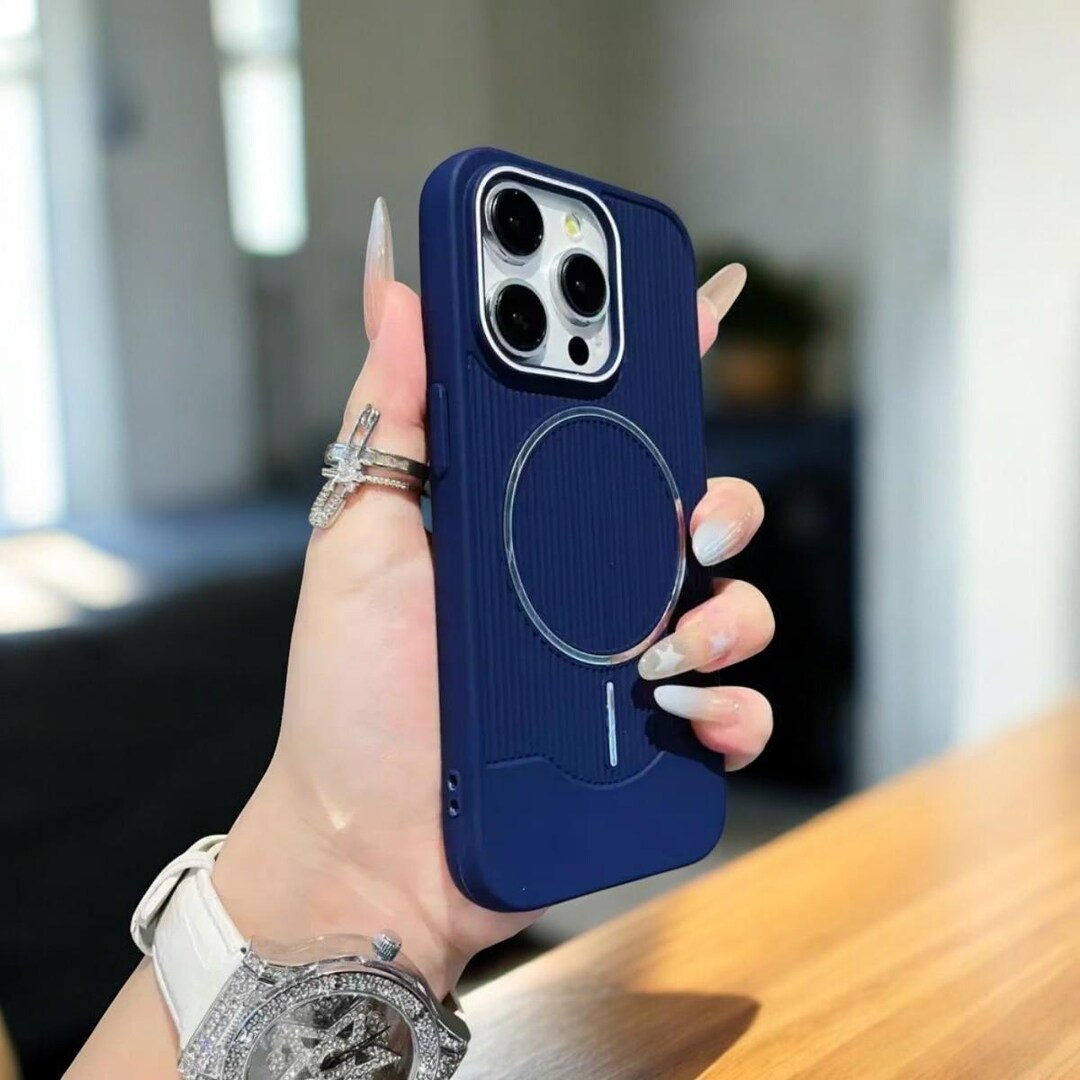 Matte Phone Corrugated Matte Stripe Magnetic Phone Case for iPhone - Etsy
