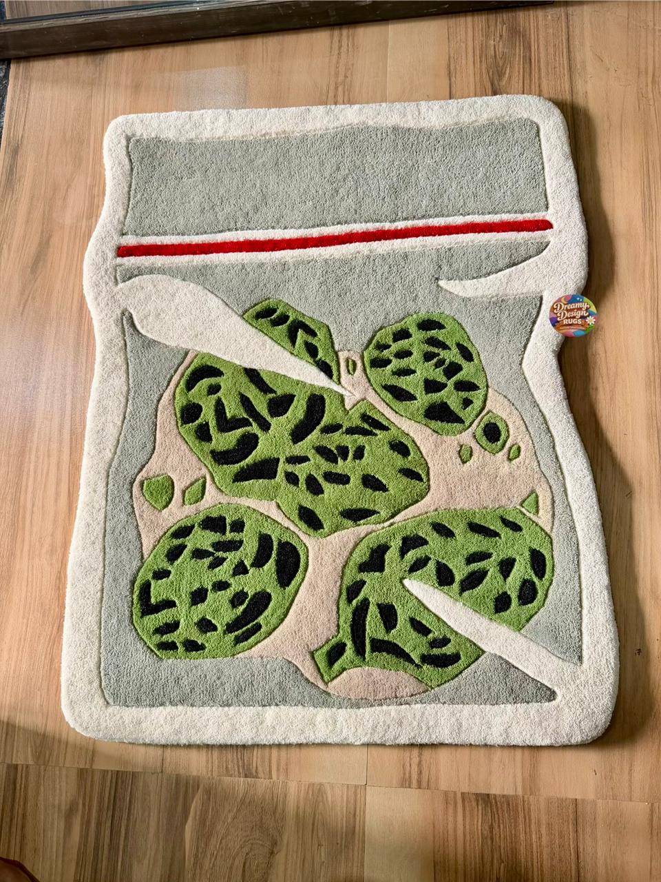 Tufted Pickle Jar Rug Handmade Kitchen Floor Decor - Etsy