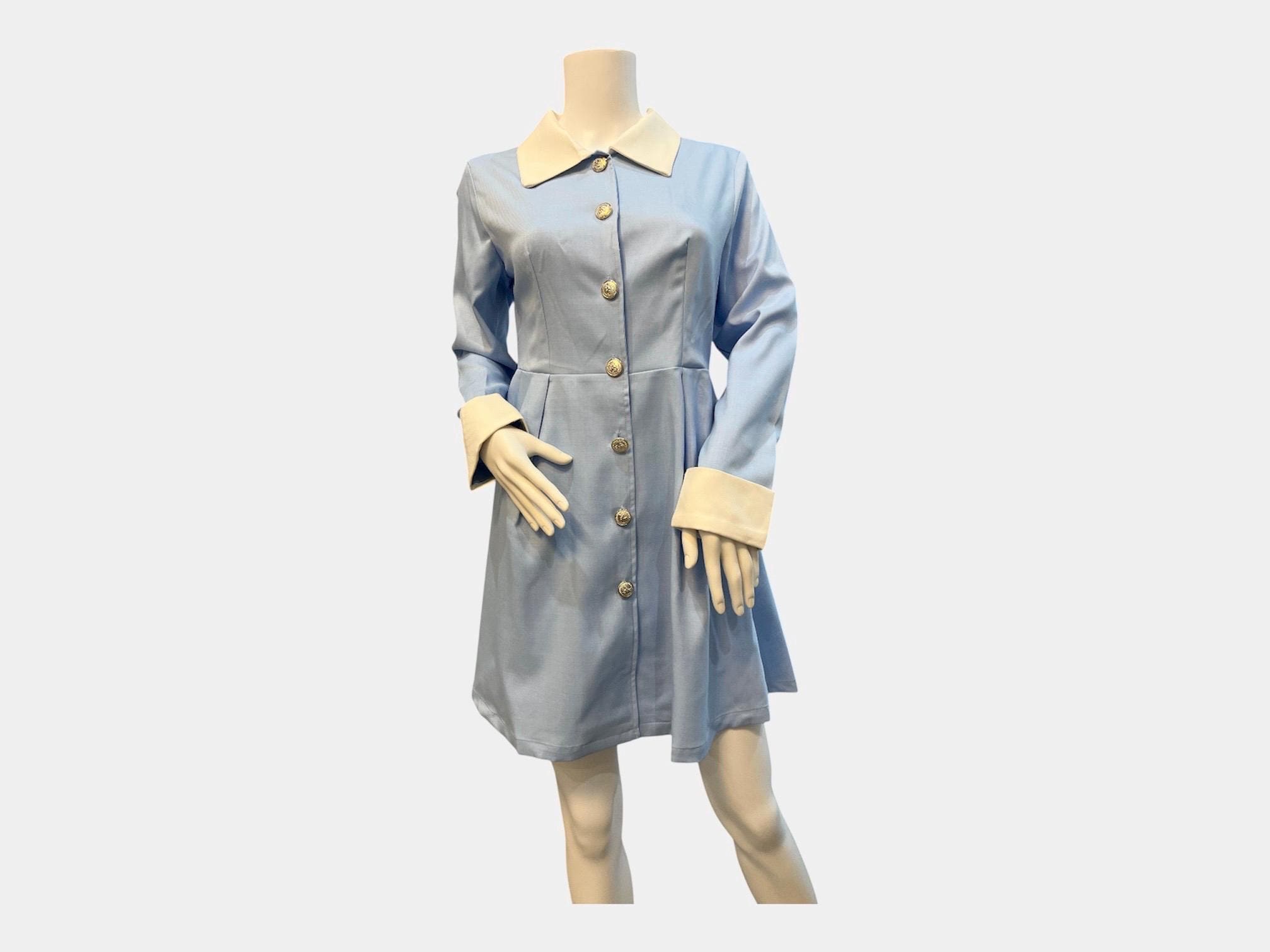 princess polly baby blue dress Light Blue 50s Dress