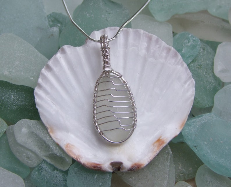 Sea glass jewellery kit DIY pendant jewellery making Etsy