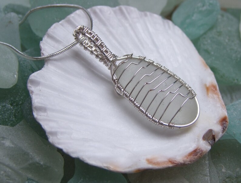 Sea Glass Jewellery Kit DIY Pendant Jewellery Making Etsy UK