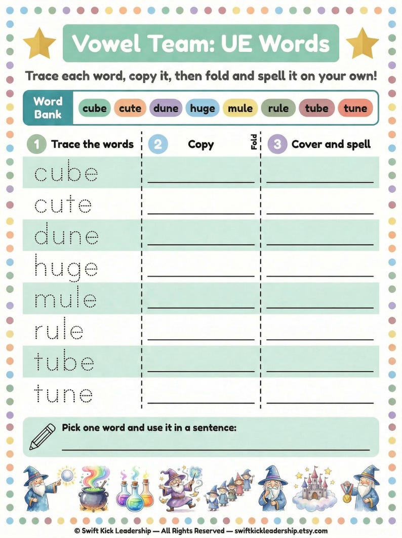 1st & 2nd Grade Spelling Practice Workbook | Printable PDF | Phonics ...