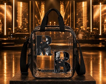 Sac à bandoulière transparent R&B Tour, sac à main en PVC approuvé par les stades, sac de fan Breezy Bowl XX