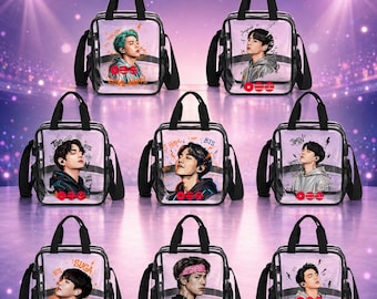 Sac de concert transparent ARIRANG personnalisé, sac à main à bandoulière approuvé pour les stades BTS (PVC imperméable)