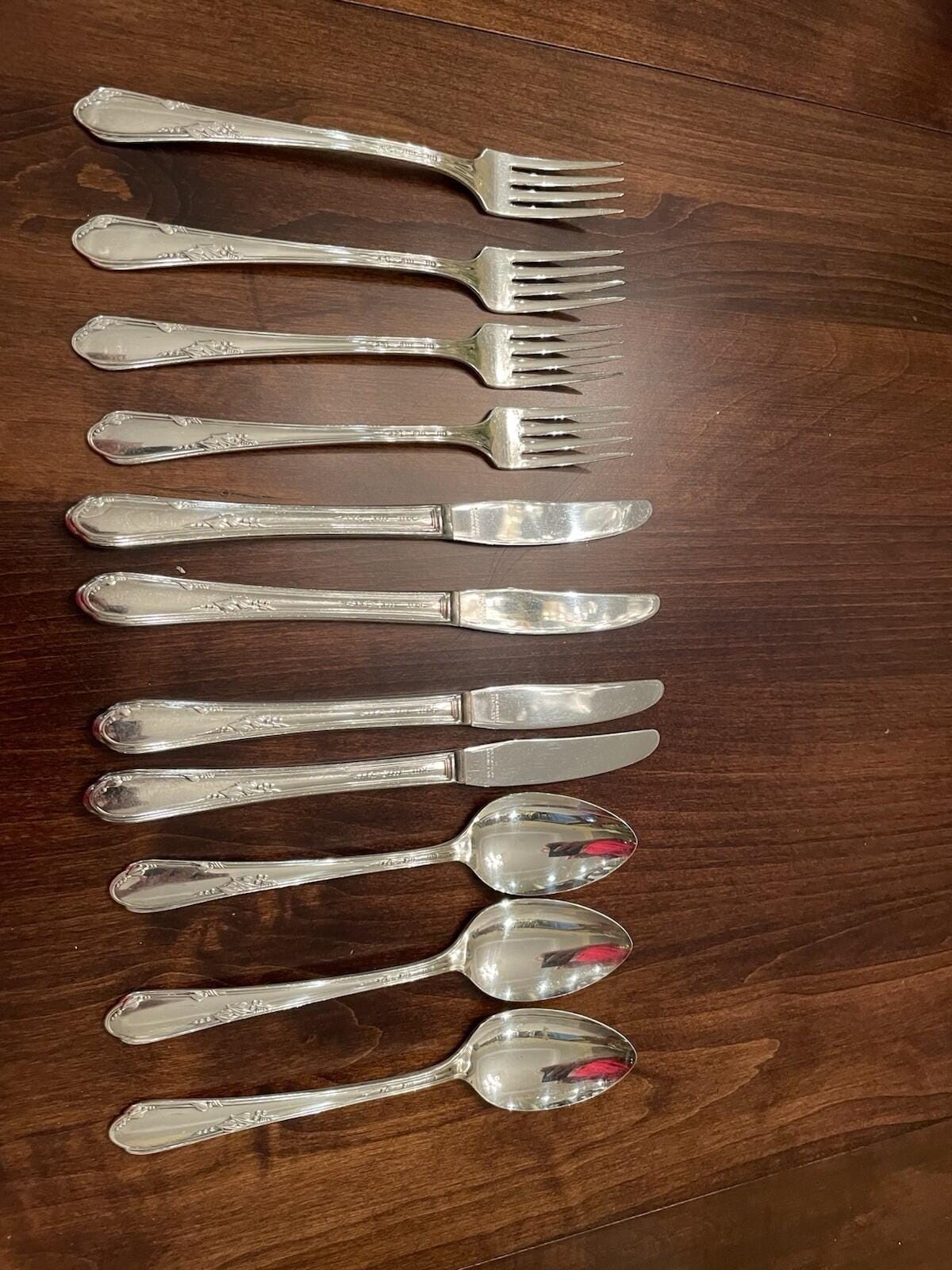 Wm Rogers Silver Set - Etsy
