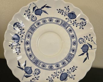J&G Meakin England "Blue Nordic Onion" Saucer