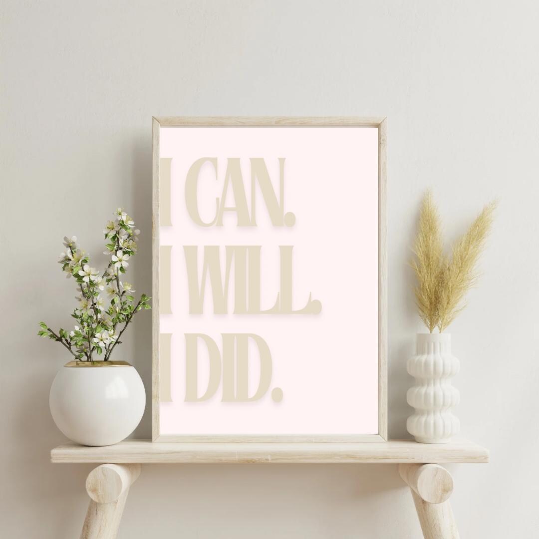 Motivational Wall Poster 24x36 - Etsy