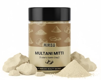 Multani Mitti Powder (Pure Fuller's Earth Clay) 1lb (16oz)