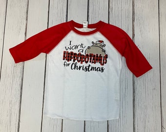 Kids Christmas Tee/I want for Christmas/ Toddler Unisex Tee / Toddler Christmas shirt