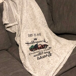 This is My Disney Plus Watching Blanket / Grandma Mom gift / This is My Christmas Movie Watching Blanket / Warm Blanket / free shipping image 4