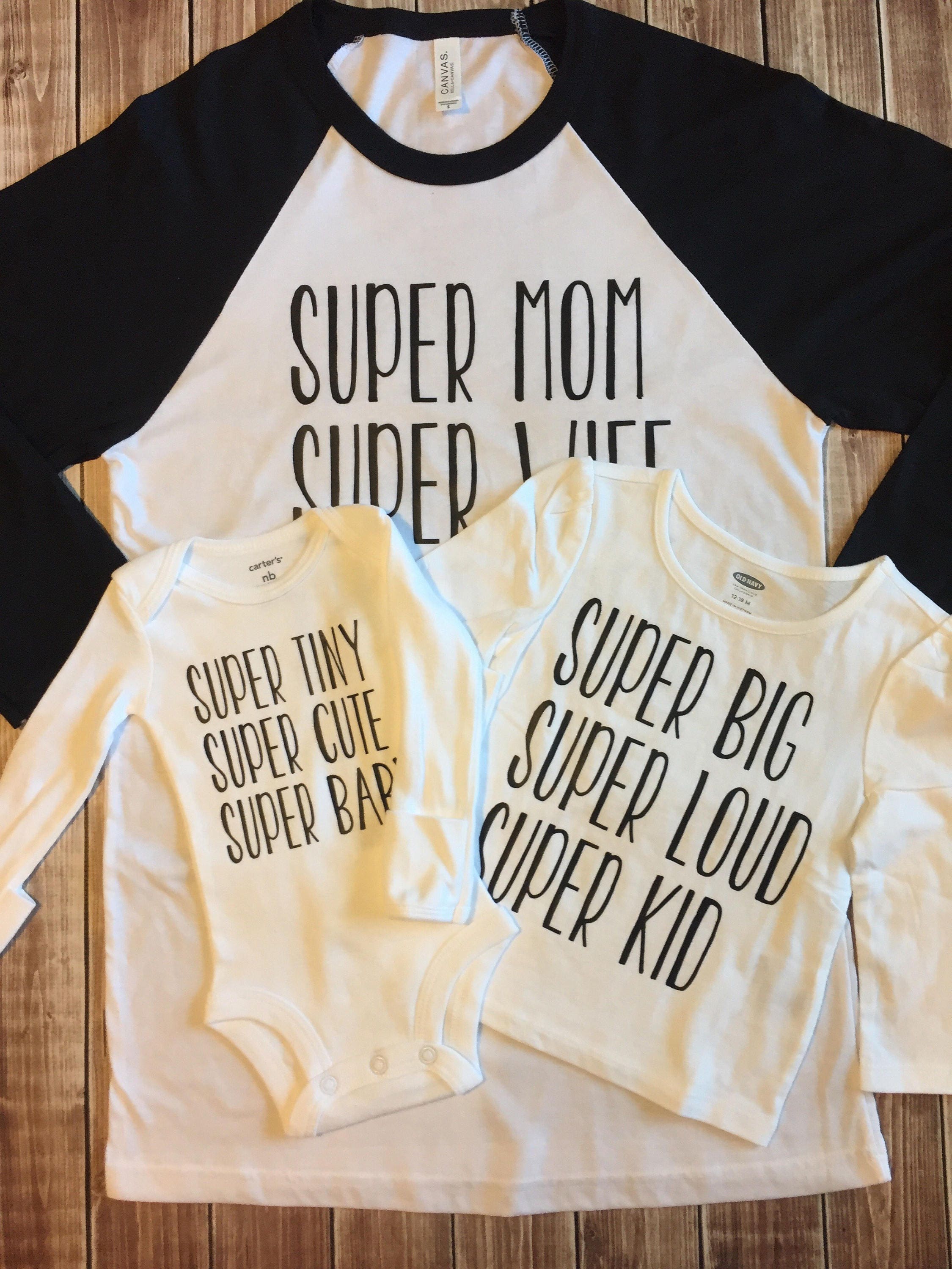Mom And Son Or Daughter Sibling Shirt Set Toddler Tee Etsy