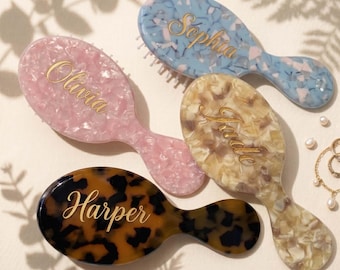 Custom Name Comb,Personalized Hair Brush,Mini Engrave Hairbrush,Purse Comb,Custom Pocket Comb,Bridesmaid Gift,Wedding Gift,Handmade Comb