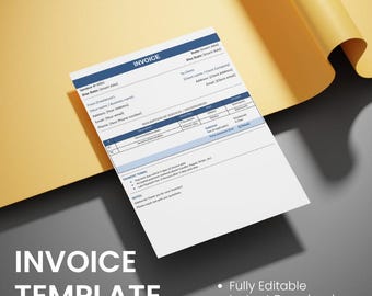Rechnungsvorlage Word, bearbeitbare Geschäftsrechnung ( Google Docs, PDF)