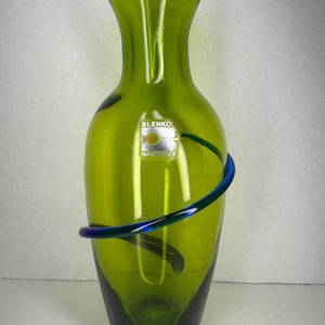 Blenko Vase - Etsy