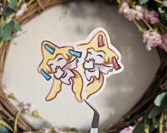 Jirachi Holographic Vinyl Sticker