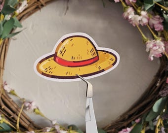 Luffy's Straw Hat Vinyl Matte Sticker