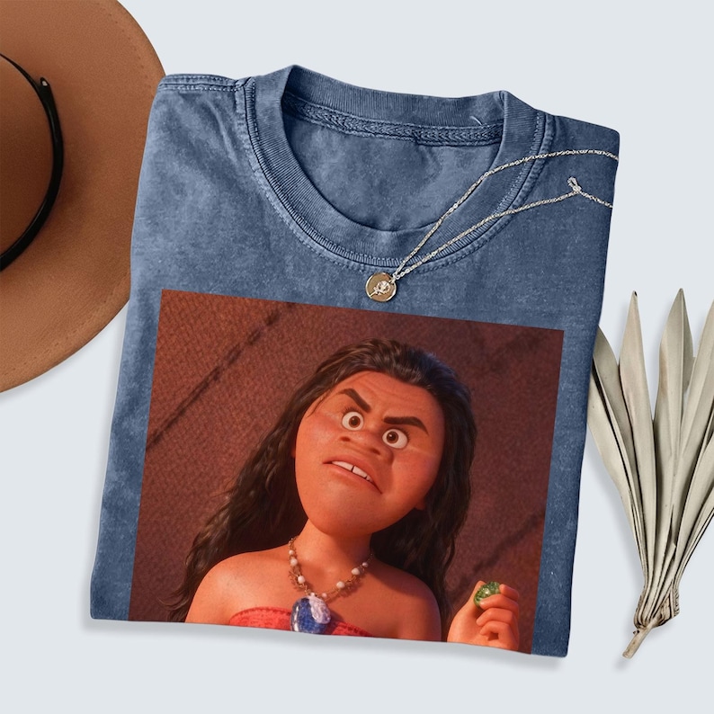 Disney Princess Moana Meme Comfort Colors Shirt, Disney Princess Tee Shirt, Magic Kingdom Shirt